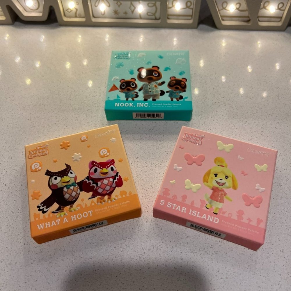 ALL 3 SET Animal Crossing New Horizon Eye Shadow Palette Colourpop Colorpop